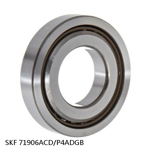 71906ACD/P4ADGB SKF Super Precision,Super Precision Bearings,Super Precision Angular Contact,71900 Series,25 Degree Contact Angle