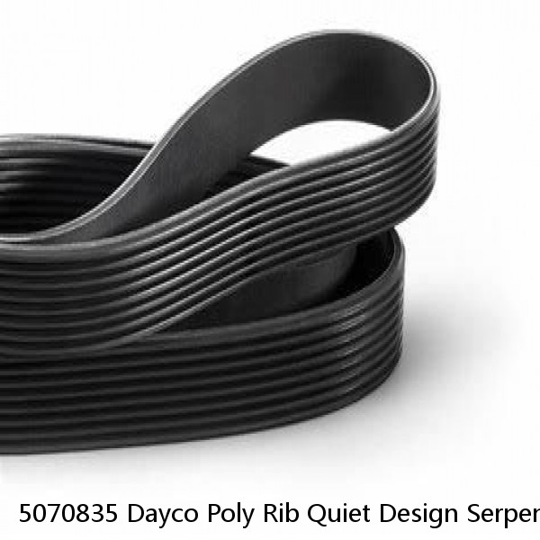 5070835 Dayco Poly Rib Quiet Design Serpentine Belt Made In USA 7PK2120