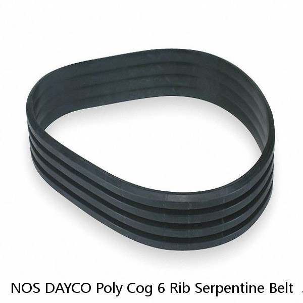 NOS DAYCO Poly Cog 6 Rib Serpentine Belt  53.00" Chrysler Sebring 5060525